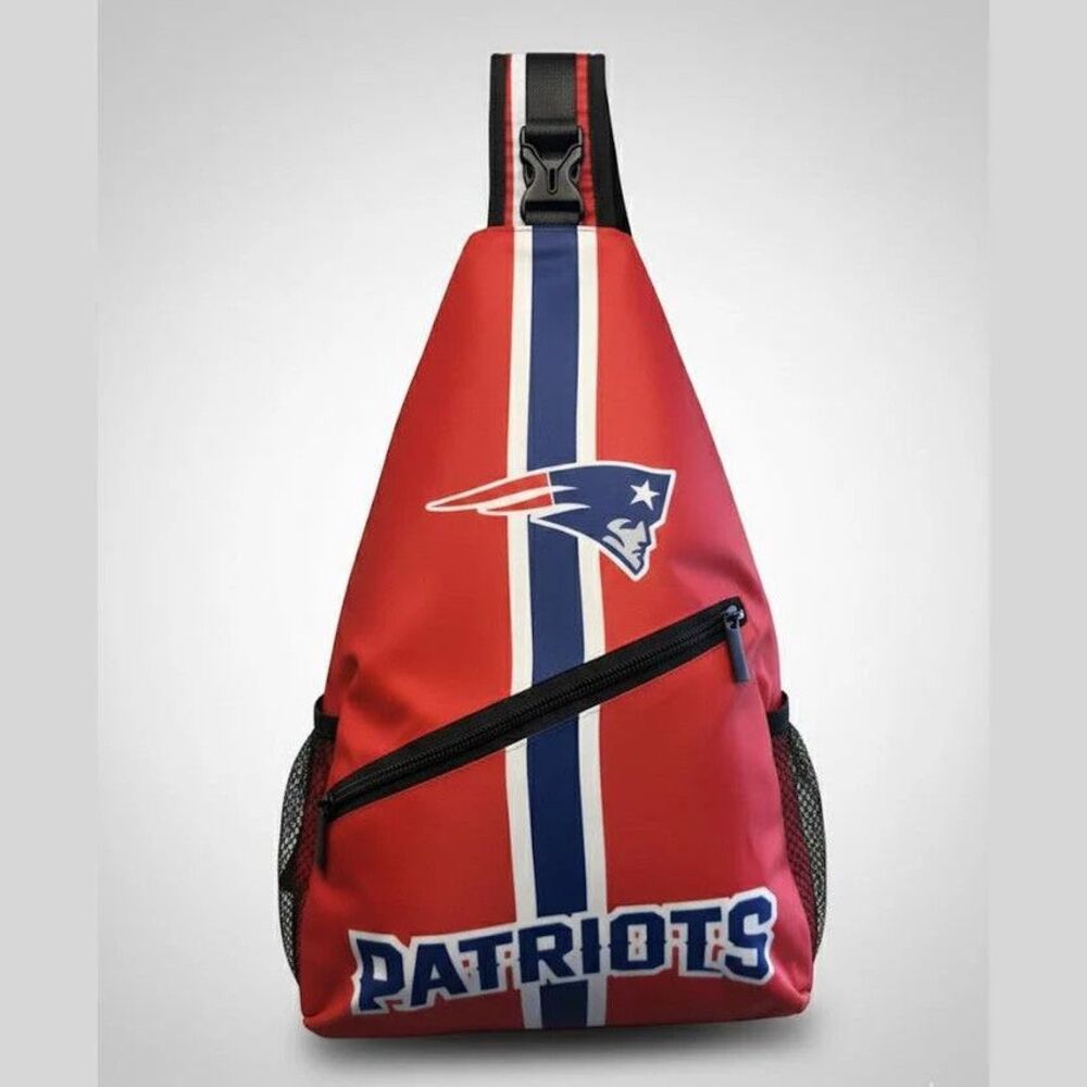 New England Patriots Sling Bag: NFL Crossbody Backpack